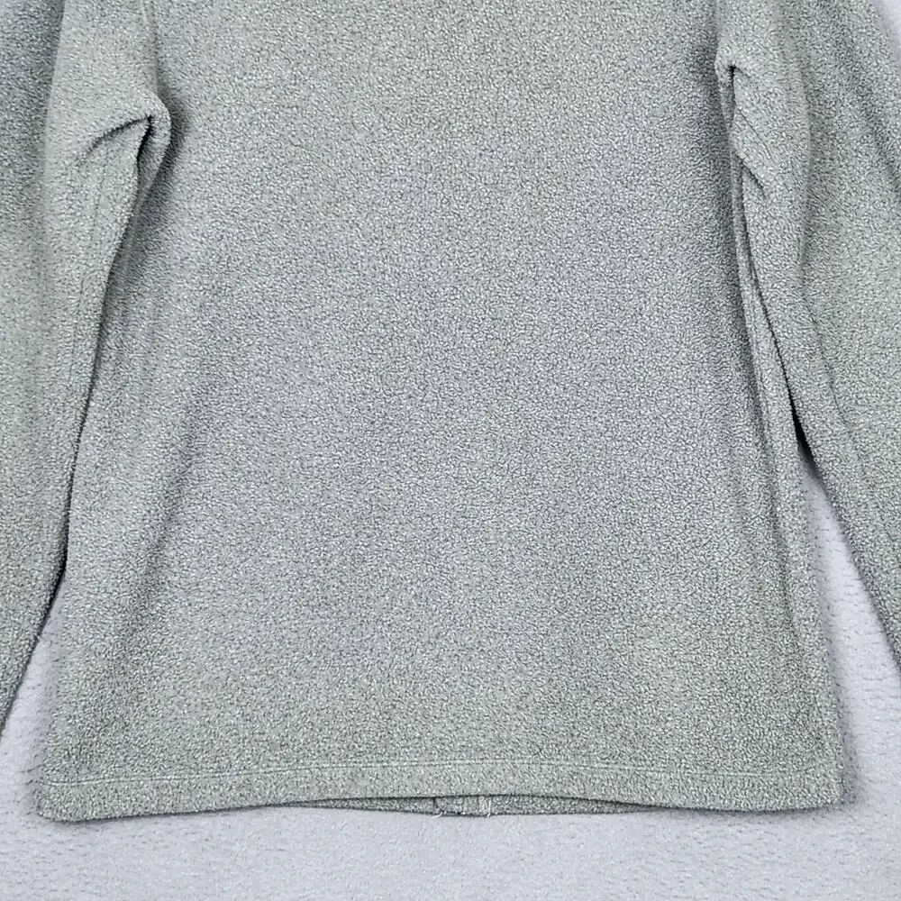 NORTH FACE Jacket Youth XL 18/20 Gray Full Zip Fleece Outdoor Layer NF0A4P9Q DYY